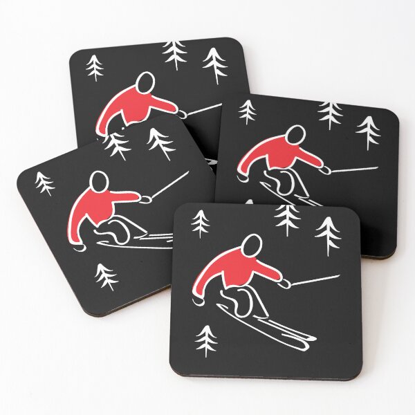 Item preview, Skiing Illustration  designed and sold by whyitsme.