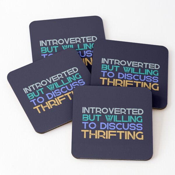 Item preview, Introverted But Willing To Discuss Thrifting designed and sold by SunfullyYours.