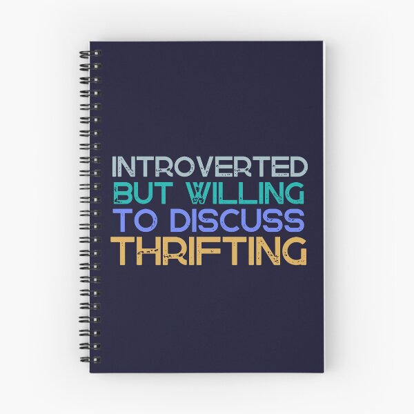 Item preview, Introverted But Willing To Discuss Thrifting designed and sold by SunfullyYours.