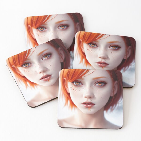Item preview, "Scarlet Fury: The Radiant Rebel with a Bloodstained Stare" designed and sold by atsuko kuradome.