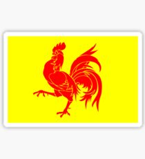 Flag of Wallonia Sticker