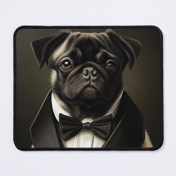 Item preview, Dog Pug Dog in Suit designed and sold by My-Magic-World.