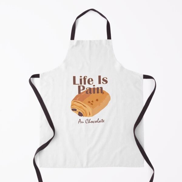 Item preview, life is pain au chocolate designed and sold by noha alzohbi.