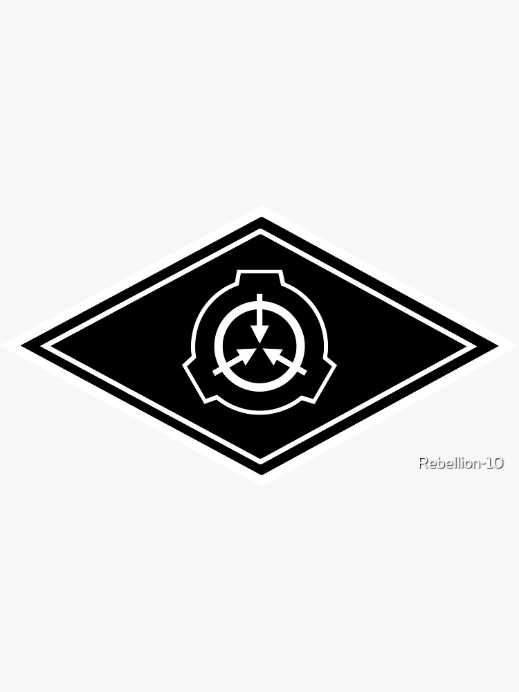 SCP Foundation symbol Sticker for Sale by Rebellion-10