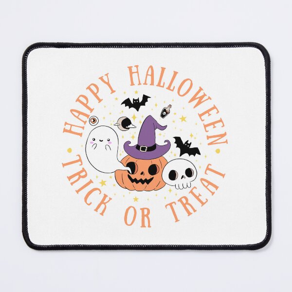 Item preview, Happy Halloween trick or treat a fun pumpkin witch design designed and sold by Yarafantasyart.