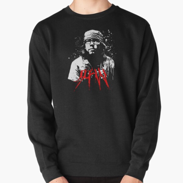 David Foster Wallace Metal Silkscreen Pullover Sweatshirt