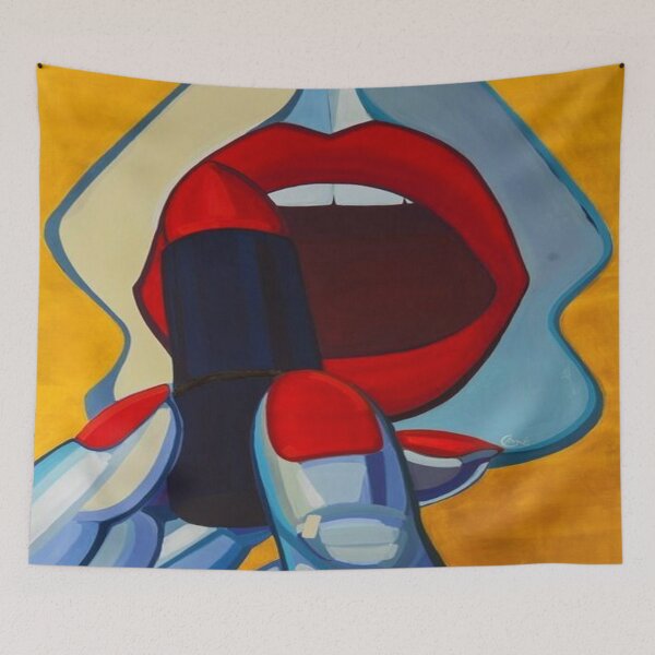 Item preview, red lips designed and sold by Teixeira224.