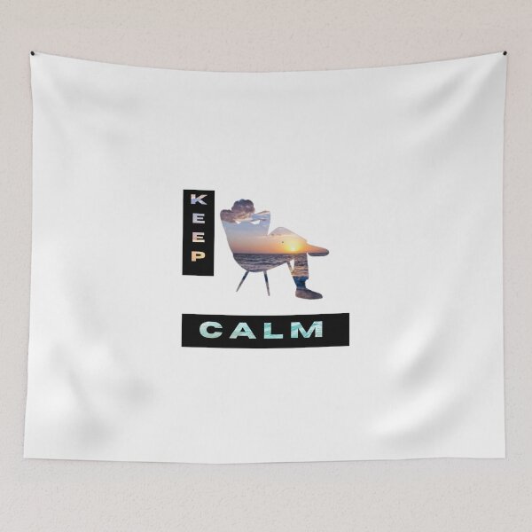 Item preview, Funny Keep Calm Enjoy the Sunset Meme designed and sold by HanaiPrint.