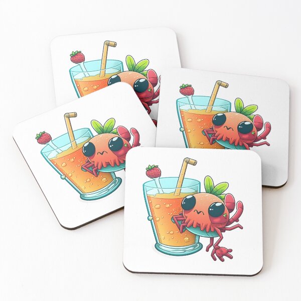 Item preview, Crab Drinking a Cocktail designed and sold by BHDesignCo.
