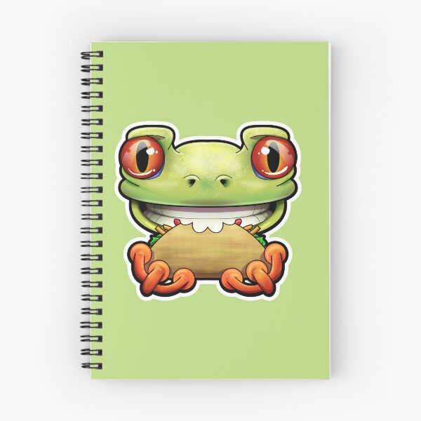 Item preview, SNAX Frog eating taco designed and sold by SilverBaX.