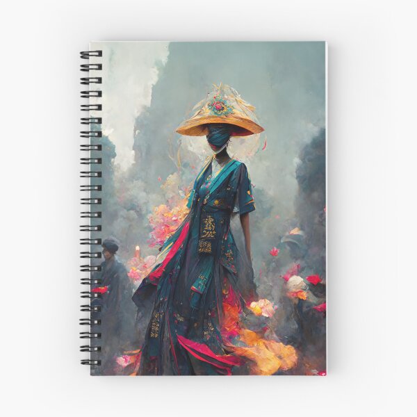Item preview, Yi People with Wide Square Hat - Traditional Black Silk Hat and Shaman with Torch designed and sold by kfir marco.