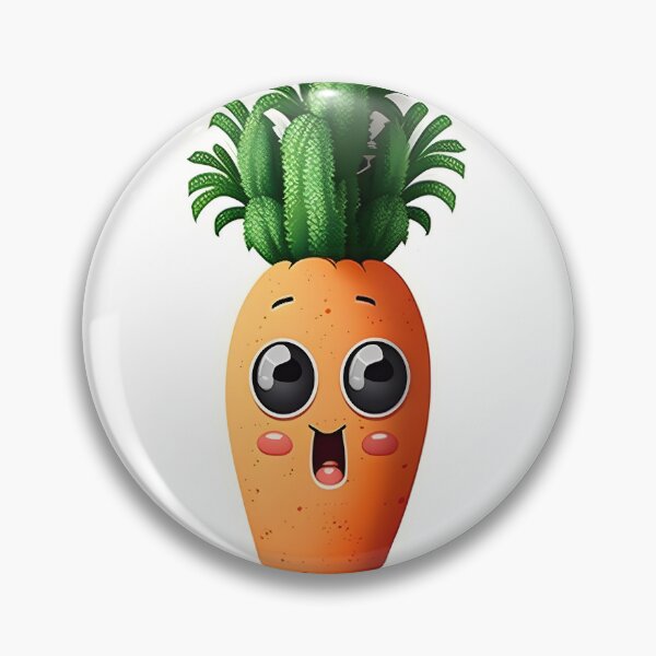 Item preview, Cute Funny Carrot Character designed and sold by BHDesignCo.