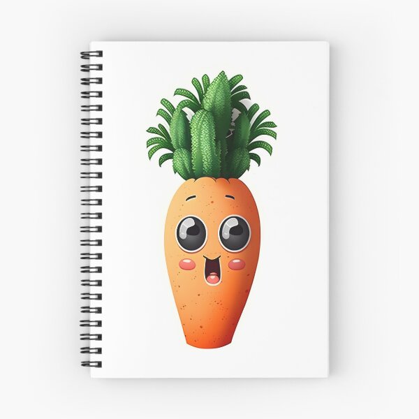 Item preview, Cute Funny Carrot Character designed and sold by BHDesignCo.