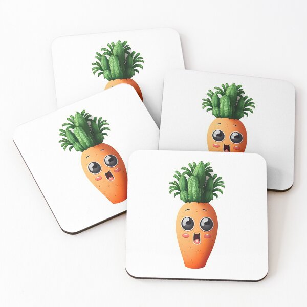 Item preview, Cute Funny Carrot Character designed and sold by BHDesignCo.