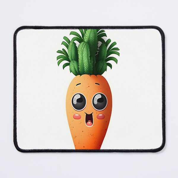 Item preview, Cute Funny Carrot Character designed and sold by BHDesignCo.