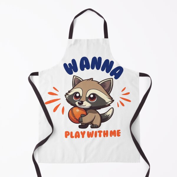 Item preview, Funny and Kawaii Raccoon Dog (Tanuki) Wanna Play With Me designed and sold by Fahmi Muhamad Naser.