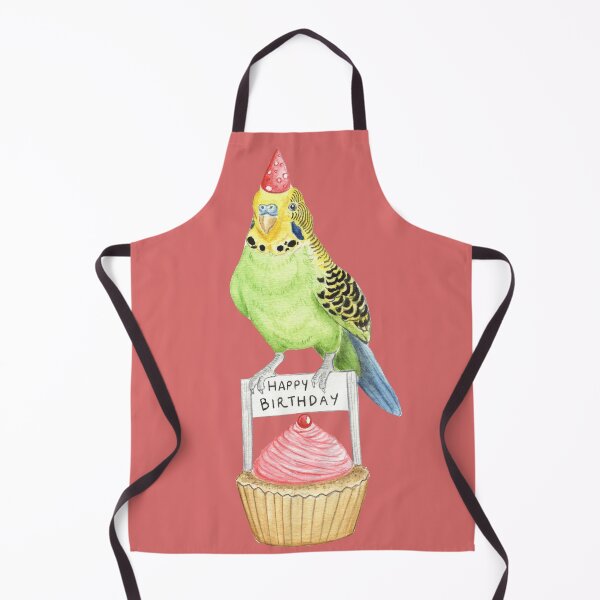 Item preview, Happy Birthday Budgie designed and sold by WolfySilver.