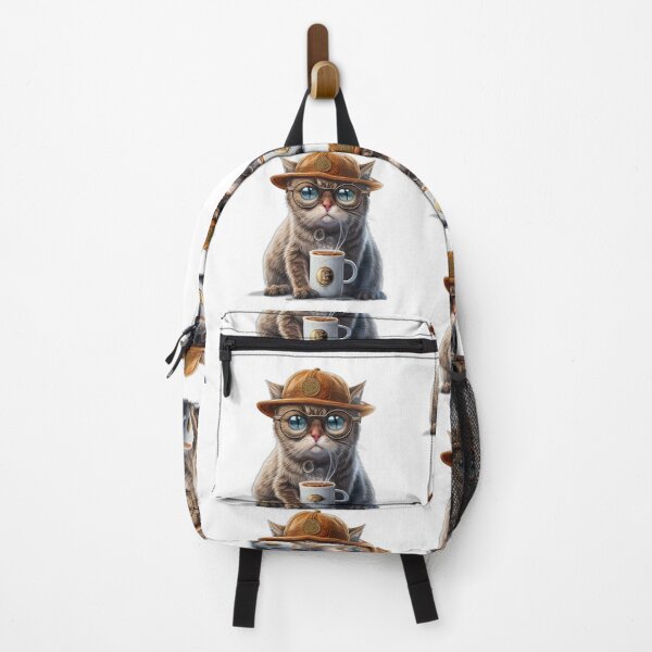Item preview, Lovely Cat Drinking Coffee designed and sold by Pixel4Art.