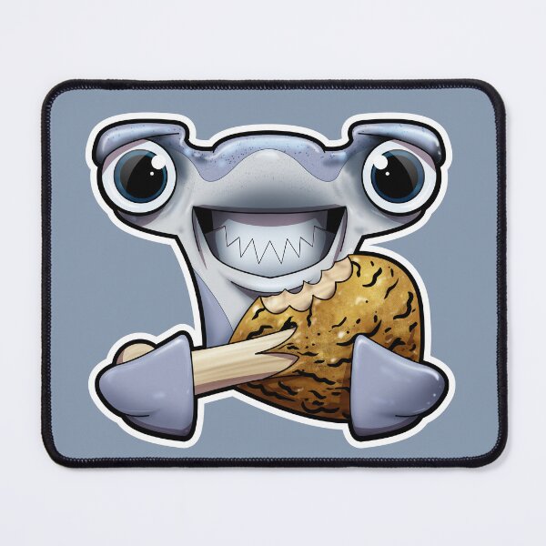 Item preview, SNAX Hammerhead eating chicken designed and sold by SilverBaX.
