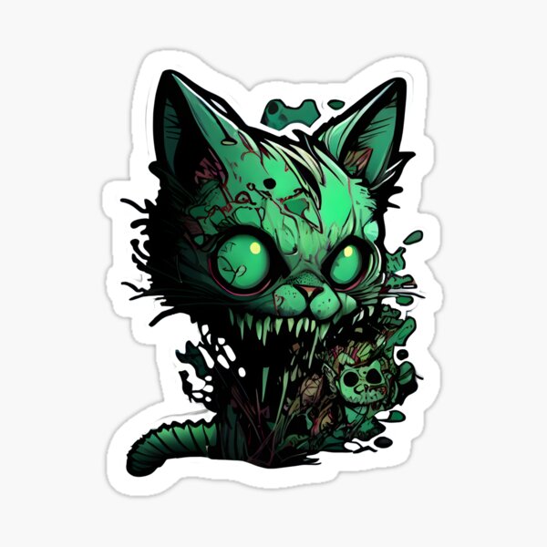 Zom Cat, Zombie Kittens Poster for Sale by sandpiperstudio