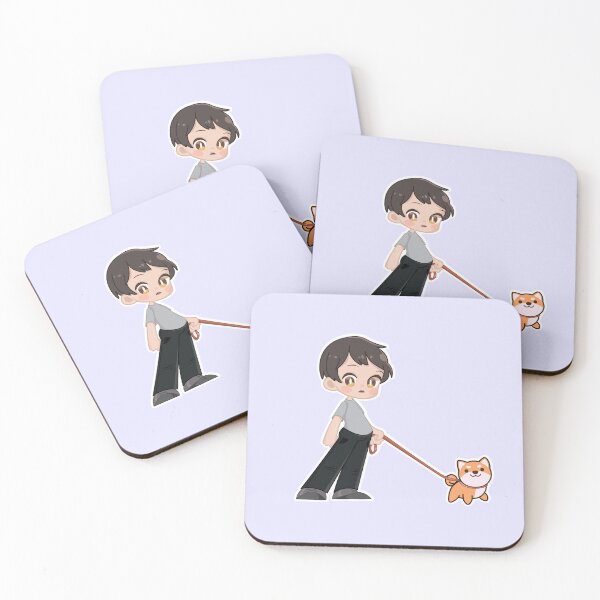 Item preview, Cute boy on a walk with his dog designed and sold by gllemm.