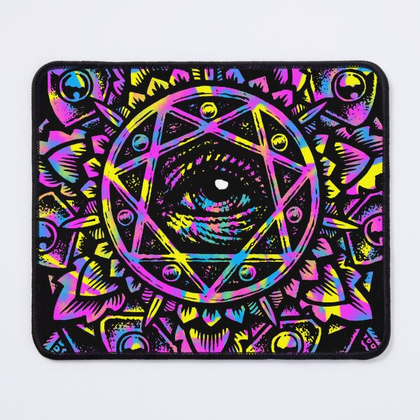 Item preview, Eye of God Flower Mandala Neon designed and sold by Roberto Jaras Lira.