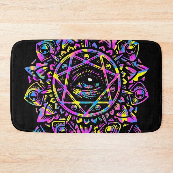 Item preview, Eye of God Flower Mandala Neon designed and sold by Roberto Jaras Lira.