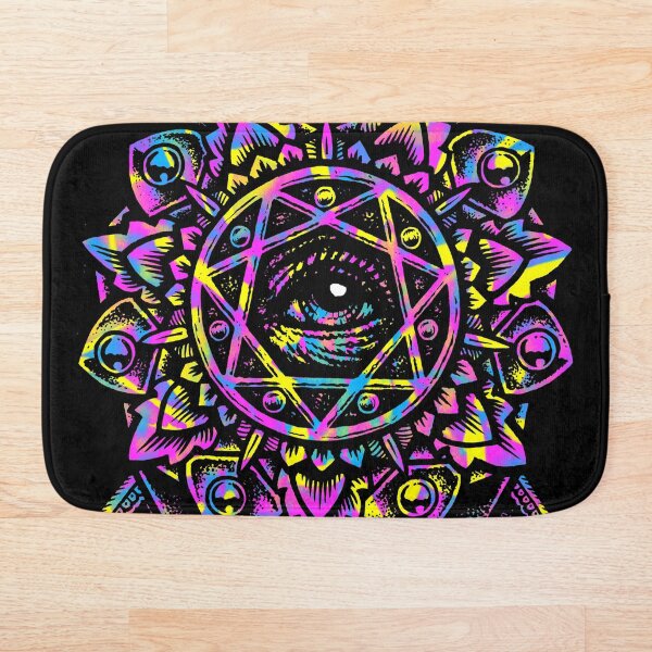 Item preview, Eye of God Flower Mandala Neon designed and sold by Roberto Jaras Lira.