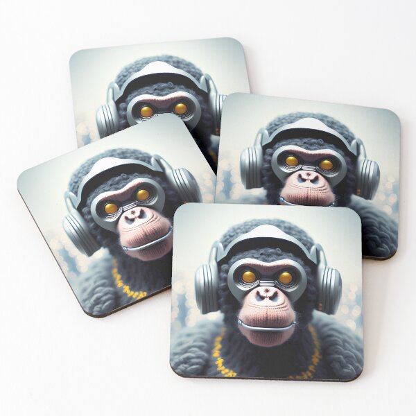 Item preview, chimpancé ciberpunk designed and sold by TeoDorskiy.