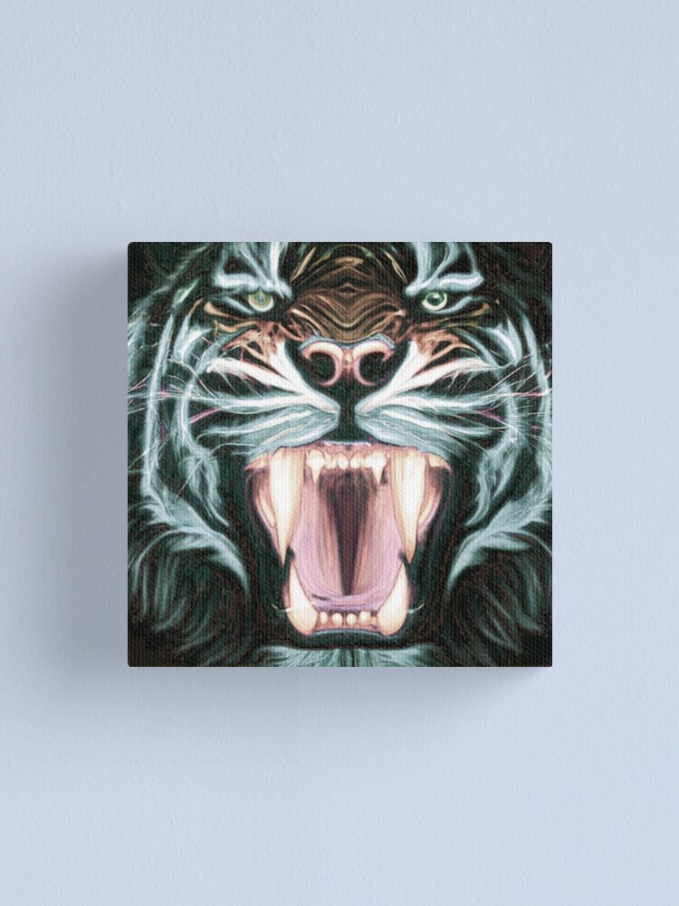 Moody Tiger | Canvas Print
