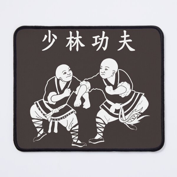 Item preview, Shaolin Monks practice kung fu - Martial Arts - white designed and sold by NurturingSpirit.