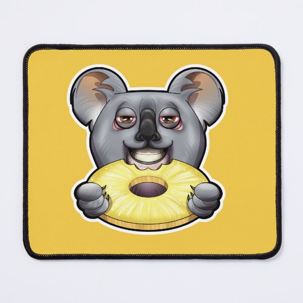 Item preview, SNAX Koala eating pineapple designed and sold by SilverBaX.