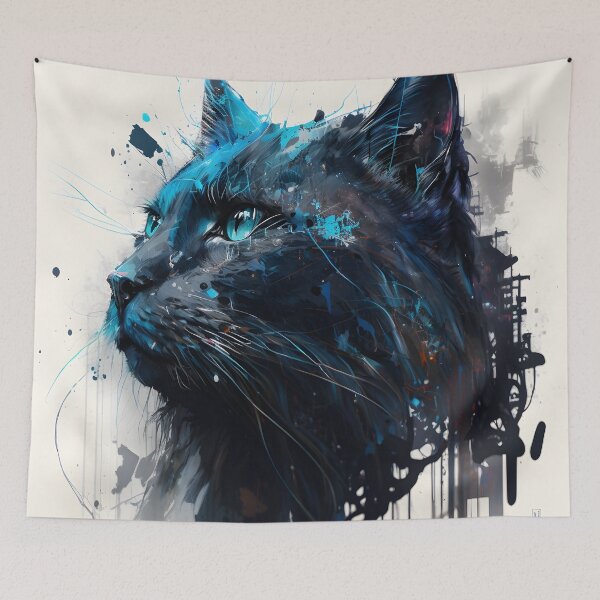 Item preview, Cat Painting #2 designed and sold by YourMajestyLuna.