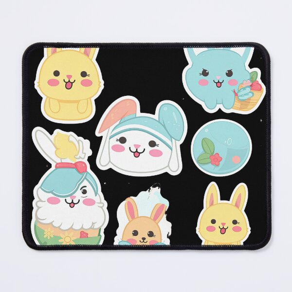 Item preview, 7 Easter Stickers designed and sold by MikAImageShop.