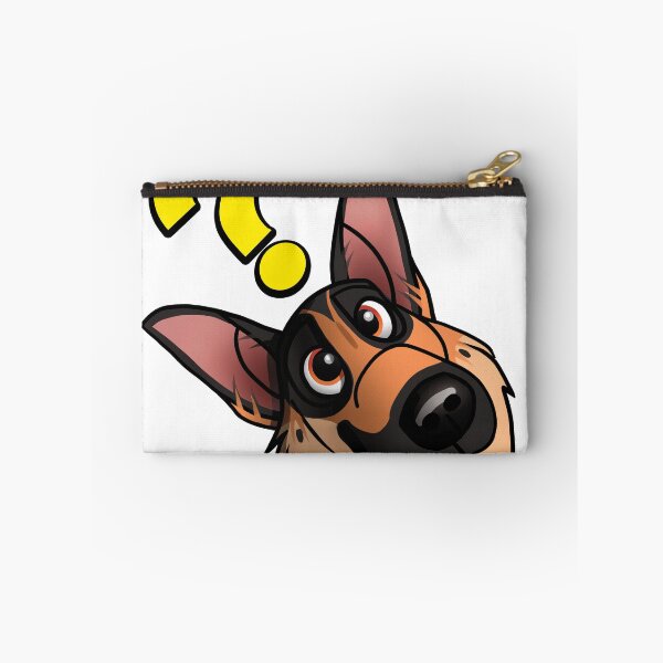 Item preview, Curious German Shepherd Head Tilt designed and sold by polygrafix.