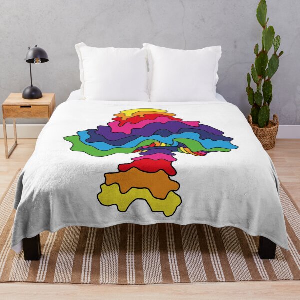 Item preview, The Perfect Magic Mushroom: Trippy Drippy Rainbow Shroom designed and sold by Ciara Shortall.