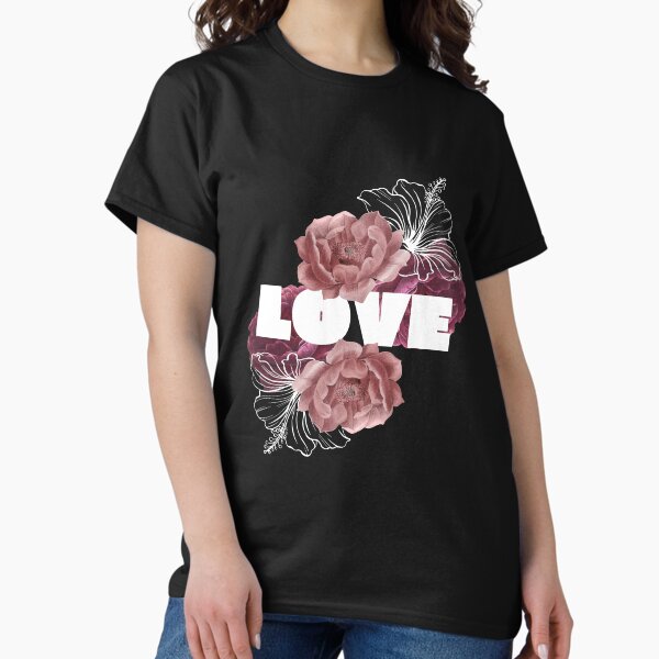 Item preview, Retro Bold Urban Floral Love Typography designed and sold by Marwaane.