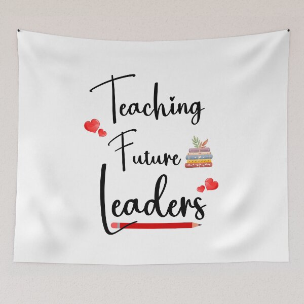 Item preview, Teaching Future Leaders Teacher T-Shirt/Highschool Teacher Canvas Gift/ Teachers Clock Gift/Homeschool Teacher T-Shirt/ Homeschool Mama Tee/ Mom T-Shirt designed and sold by KingdomKubs.