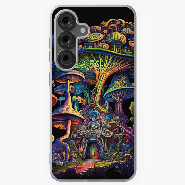 Item preview, Psychedelic Shroom Elves House designed and sold by VibrantView.