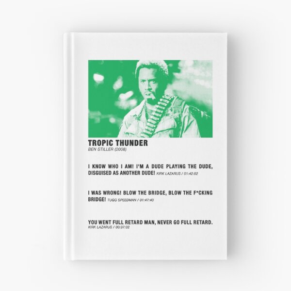 Item preview, Tropic Thunder Poster with Quotes designed and sold by flickfinds.