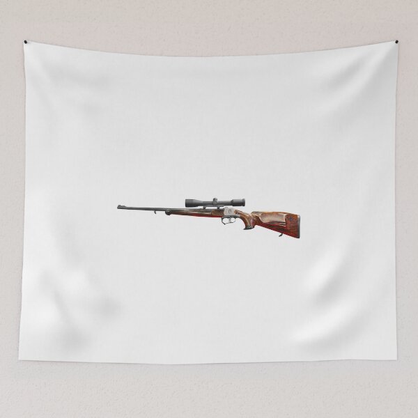 Item preview, hunting rifle with scope isolated designed and sold by goceris.