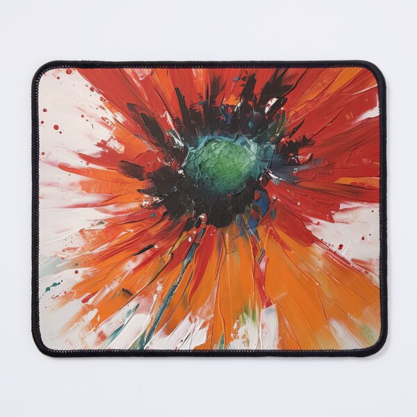 Item preview, Cuadro abstracto gerbera naranja designed and sold by Cydermann.