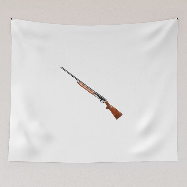 Item preview, hunting shotgun isolated on white  designed and sold by goceris.