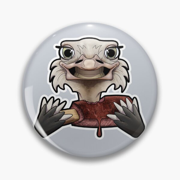 Item preview, SNAX Ostrich eating ribs designed and sold by SilverBaX.