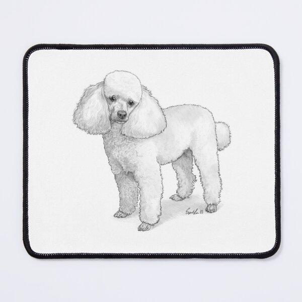 Item preview, The Miniature Poodle designed and sold by Elspeth Rose Design.