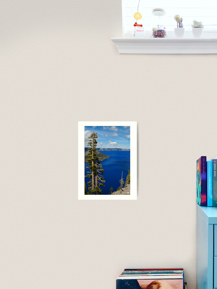 Thumbnail 2 of 3, Art Print, Crater Blue designed and sold by expatraveler.
