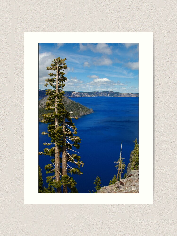 Thumbnail 1 of 3, Art Print, Crater Blue designed and sold by expatraveler.