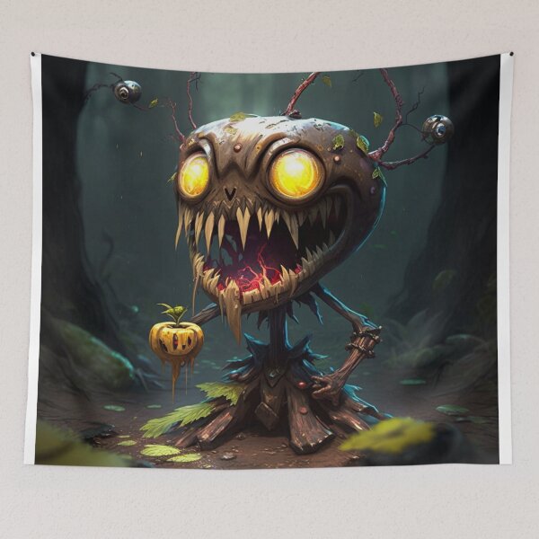 Item preview, Dark Forest Horror, Rooted Pumpkin Flinger designed and sold by Fantasy Masterpiece.