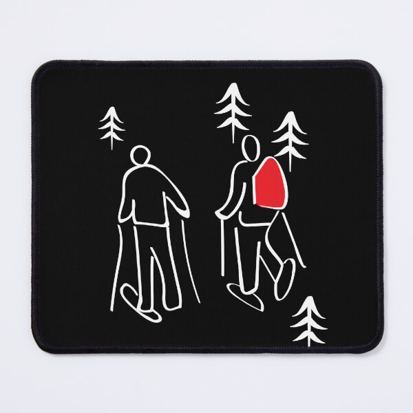 Item preview, Snowshoeing Illustration designed and sold by whyitsme.