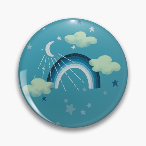 Item preview, Moonbow blue rainbow designed and sold by Inkworthy.